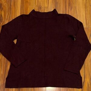 Apt. 9 Deep Plum Knit Top